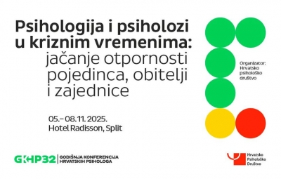 32-я ежегодная конференция хорватских психологов — Психология и психологи в период кризиса